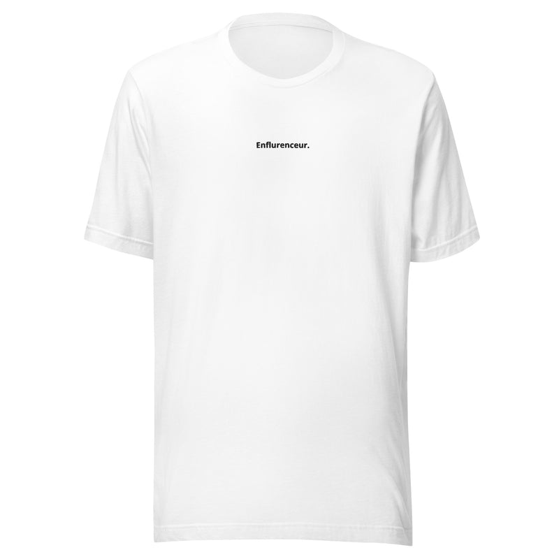 Pour paraître raisonnable en société — T-shirt blanc brodé
